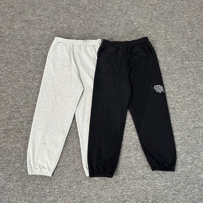 Mertra Embroidered Cuffed Sweatpants Unisex Oversized Casual Jogger Pants