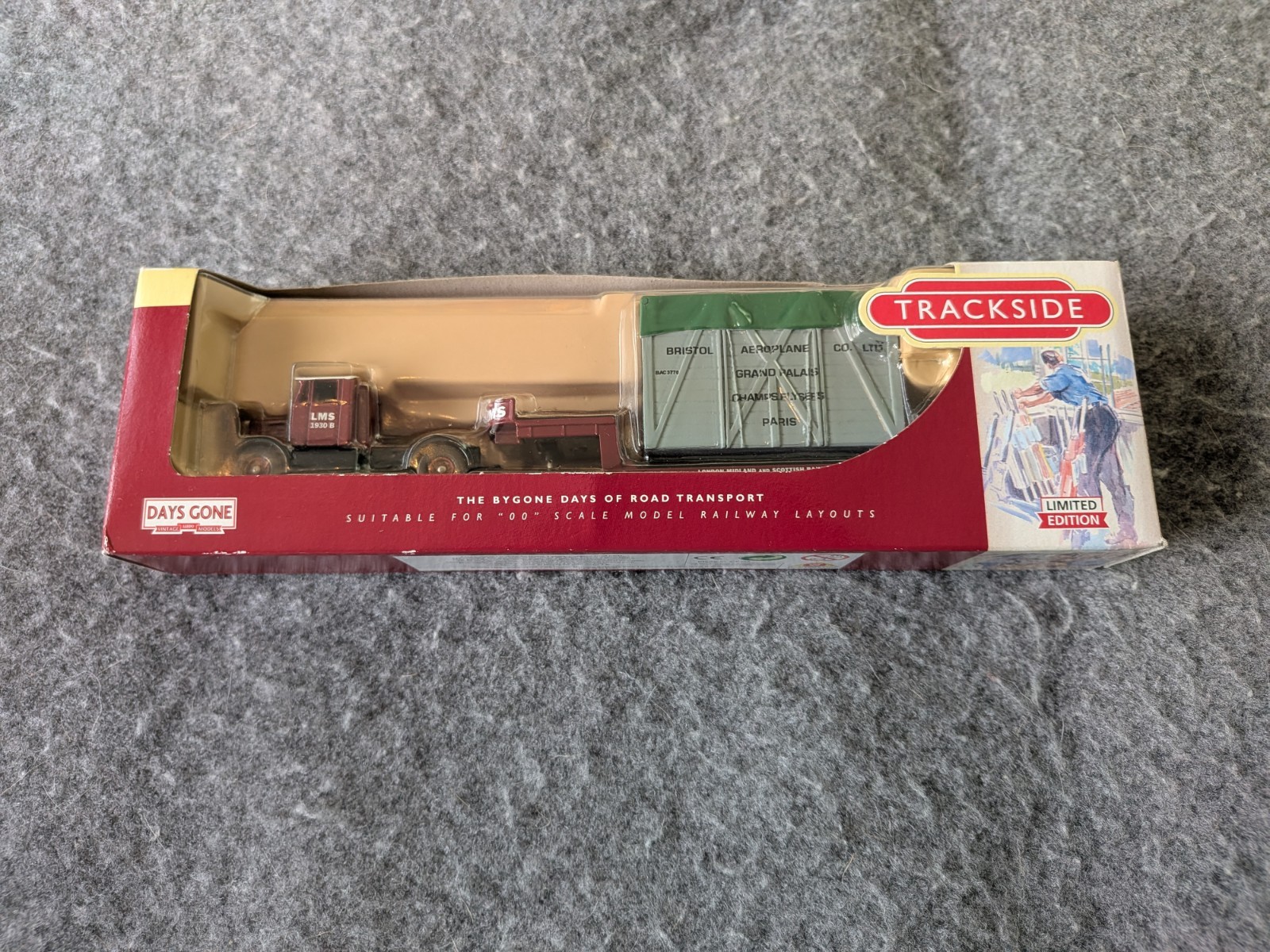 Lledo Days Gone Trackside DG112001 Scammell Tractor With Low Loader LMS OO Gauge