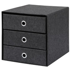 Brand New Ikea Bladdra Mini chest storage with 3 drawers for Kallax Expedit unit