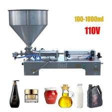 Paste Liquid Filling Machine Double Heads Pneumatic Sauce Cream Piston Filler