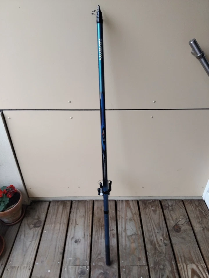 Vends ensemble canne et moulinet pour peche a la bolognaise - Photo 1/2