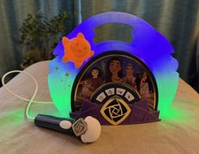 Disney Wish Sing Along Portable Stereo Music Boombox Bluetooth Light Show Works