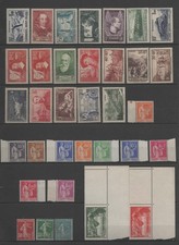 FRANCE ANNEE 1937 N°Y&T 334 AU 371 " AVEC PEXIP PETIT FORMAT" 38 TIMBRES (**)