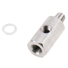 Stainless Steel Turbocharger Connector 1/8Inch BSPT Oil Pressure Sensor Tee1345