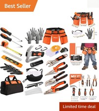 95 PCS Kids Tool Kit with Durable Carrying Bag - Ideal for Practical Learning