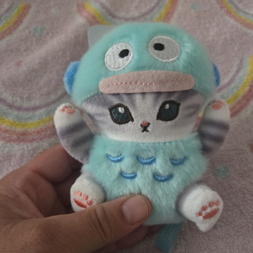 Sanrio x Mofusand Hangyodon Mini Plüsch Schlüsselanhänger + 2 Geldbörsen - Bild 7 von 14