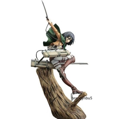 Mikasa Ackerman Attack on Anime figurine gift scenario model action figure PVC