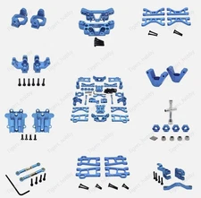 Aluminum metal CNC Upgrade Parts DIY Blue For 1/16 GR UD M16 Rc Off-road car