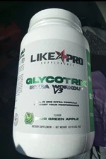 LIKE A PRO GLYCOTRIX Intra Work Out Sour Green Apple FLAVOR V3 43.oz