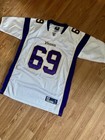 Reebok JARED ALLEN Minnesota Vikings Jersey Youth XL (16-18) White SEWN — photo 2