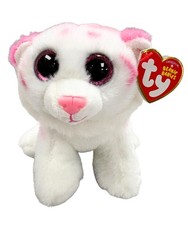 Ty Beanie Baby - Tabor the White 5Tiger, Glitter Eyes, MWMT Stuffed Animal Toy