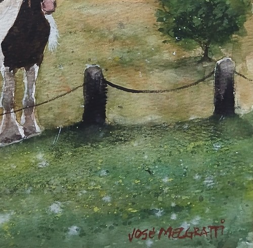 Original Watercolor Painting "Ballinasloe, Ireland" 9" x 12" - Picture 2 of 6