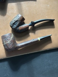 Pipes Lot,  Beautiful Gatlin Burlier Rusticated and  a repaired Tinderbox Unique