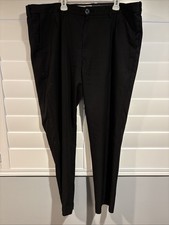 Amazon Essentials Men's Dress Pant Flex Waist Black 48x34