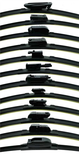 Aero Flat Front Rear Wiper Blades Set 22" 19" For Jaguar X-Type Estate 2003-2009 - Picture 6 of 12