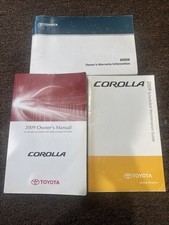 2009 Owners Manual Corolla 2009 Owners Manual Corolla