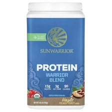 2 X Sunwarrior, Warrior Blend, Protein, Maple French Toast, 1.65 lbs (750 g)