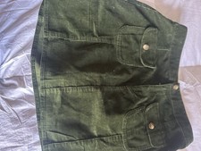 J Crew New With Tags Corduroy Mini Skirt Womens Size 8 Button Front Preppy 98