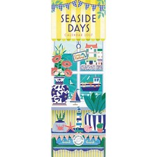 Seaside Days Slim Calendar 2027 - Travel - Month To View