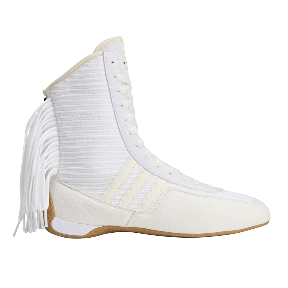 adidas Stella Mccartney Rasant V3 High Top  Mens White Sneakers Casual Shoes JQ9