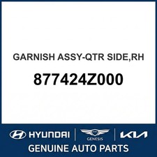 2013-2018 Hyundai Santa Fe Sport Garnish Assy-qtr Side Right Oem New 877424z000 2013-2018 Hyundai Santa Fe Sport Garnish Assy-qtr Side Right Oem New 877424z000