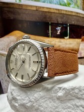 Mens Rolex Oyster Perpetual Datejust Steel Silver Sigma Dial 36mm Watch 7