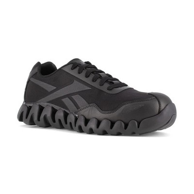 Reebok Work Men's Zig Pulse Work Eh Comp Toe Athletic Work Shoe Black - 9 Wide