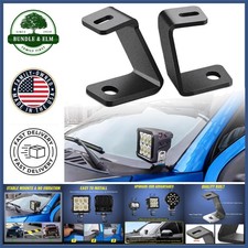 Pair Of Durable Hood Brackets For Offroad Led Lights For F150 Raptor 2017-2023 Pair Of Durable Hood Brackets For Offroad Led Lights For F150 Raptor 2017-2023