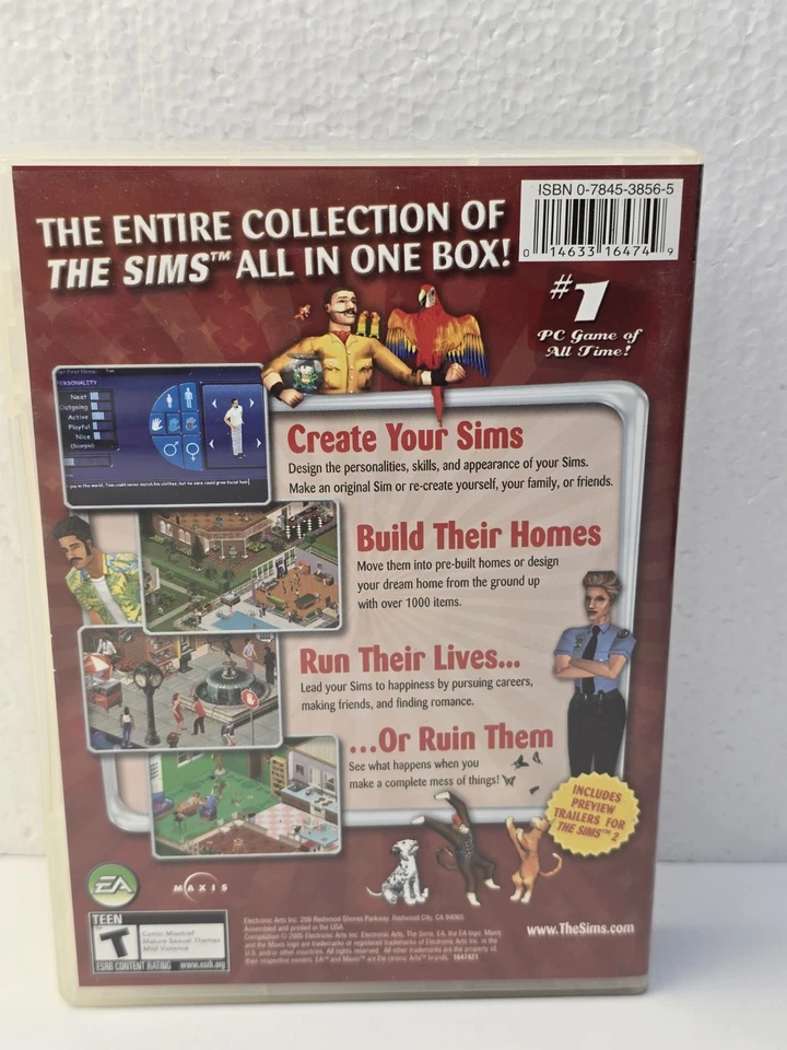 Sims: Complete Collection (PC: Windows, 2005) MISSING DISC 1 - Image 3 of 4
