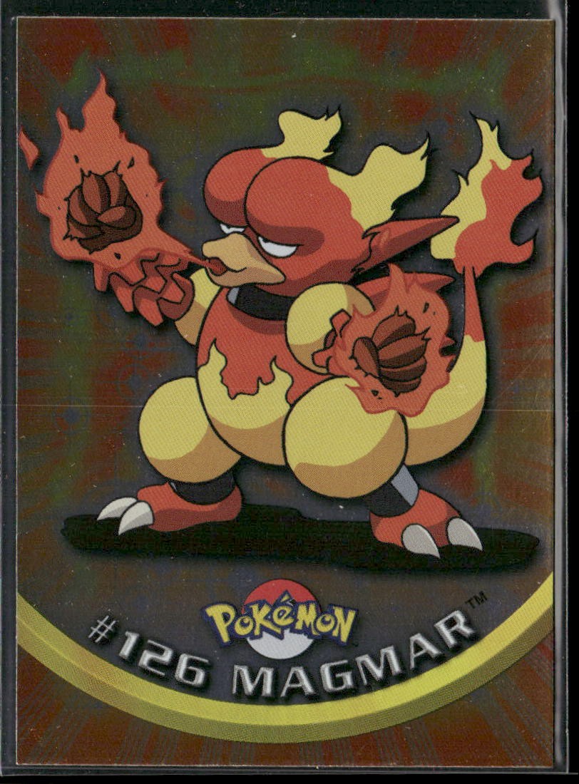 2000 Topps Pokemon TV Animation Edition Series 3 #126 Magmar Foil