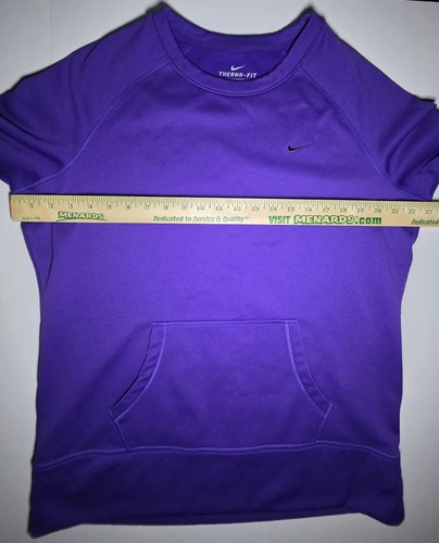 Nike Therma - Fit Womens Purple Long Sleeve Pullover Sweatshirt Size XL - Picture 12 of 15