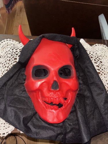 Scary Halloween Devil Mask Demon Prop Satan Halloween Mask For Adult