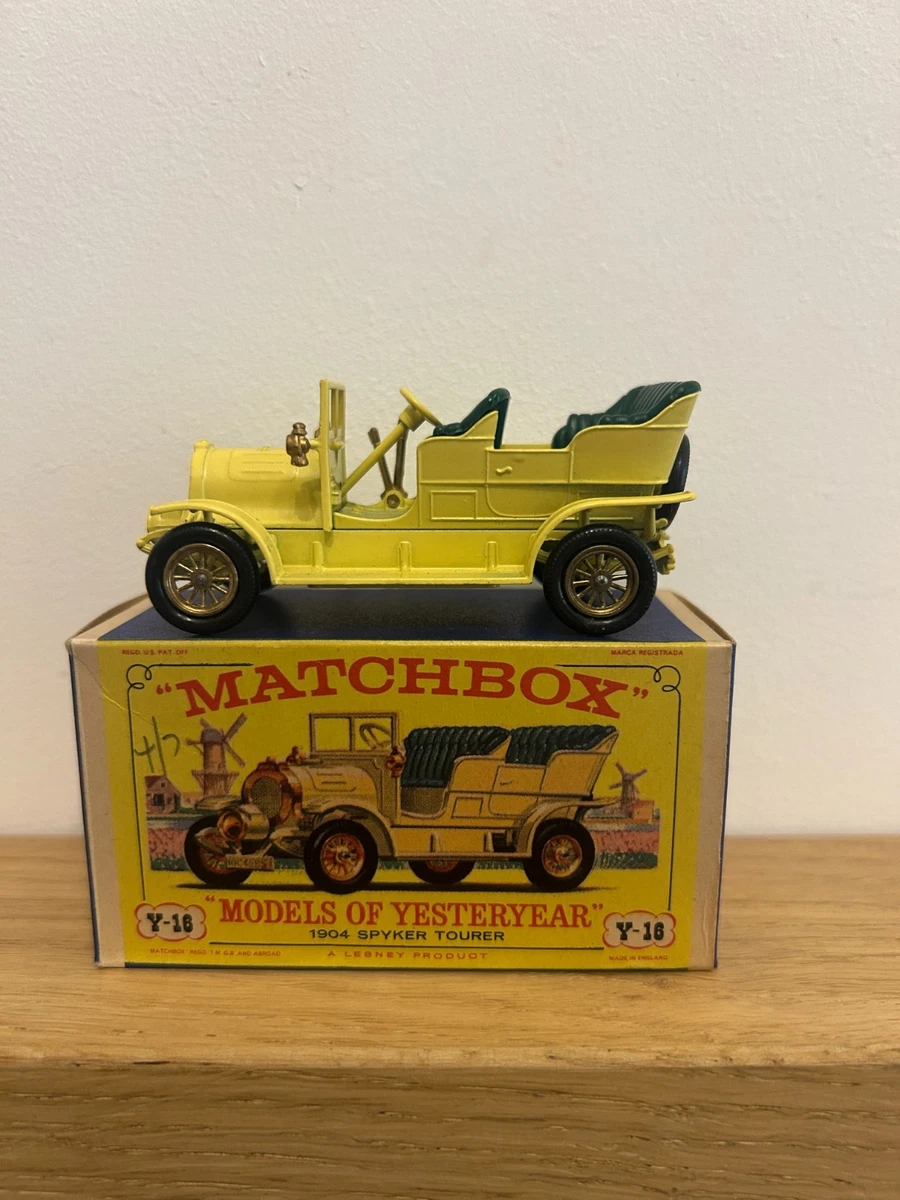 中古ミニカー 4台セット 1904 Spyker Lesney Matchbox Models of Yesteryear Matchbox 1904 Vehicle Year Vintage