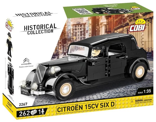 Cobi 2267 - Historical Collection, Citroen 15CV Six D, Bausatz, 262 Teile, 1...-image