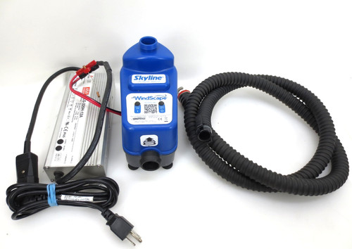 SKYLINE WINDSCAPE AIR-POWERED EXHIBITS SYSTEM PUMP + HLG-320H-12A POWER SUPPLY