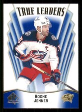 2021-22 SP Authentic True Leaders Blue Boone Jenner Columbus Blue Jackets #TL-21