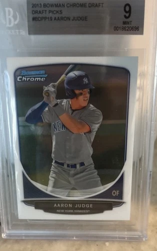 2013 Chrome Bowman Draft Draft Picks Aaron Judge #BDPP19 BGS 9.0  MINT