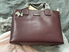 Image of Radley Handbag Farningham Burgundy Leather