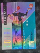 2018-19 Panini Status - Court Vision Trae Young #8 Aqua (RC)