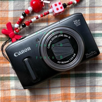 Canon PowerShot SX240 HS Digital Camera 12.1MP 20x Optical Zoom English 90% NEW