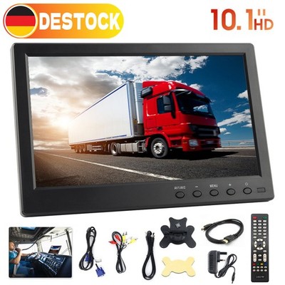 10.1 Zoll HD Display Bildschirm PC Auto Monitor CCTV AV/BNC/VGA/HDMI Speaker NEU