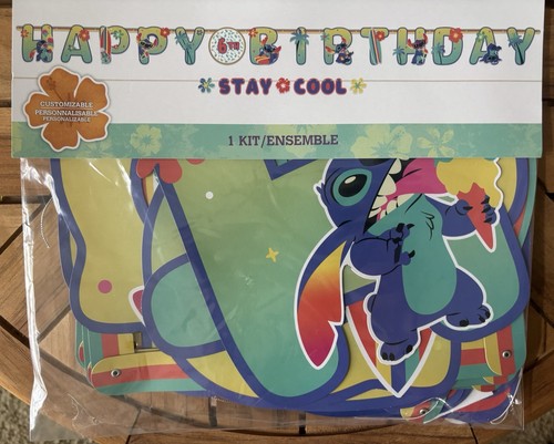 NIP Disney Stitch Birthday Party Double Banners PERSONALIZE Decoration Movie TV - Picture 7 of 8