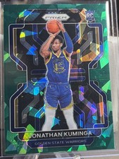2021-22 Panini Prizm - Jonathan Kuminga #307 Green Ice Prizm (RC) 📈🔥