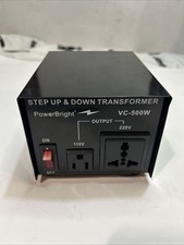 SevenStar ST-500W Watt Heavy-Duty Voltage Transformer 110V-220V Power Converter