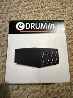 edrumin 8 module with USB C power cable & Roland cables. electronic drums e drum