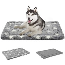 Dog Crate Pad - Reversible Kennel Mat Cool  Warm , Machine Washable, Cozy S...