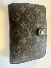 DAMAGED Authentic Vintage Louis Vuitton Porte Papier Bifold Zip Around Wallet