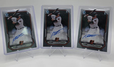 LOT OF 3 2026 BOWMAN CHROME BASE AUTO 1ST ANDREW TESS Baltimore Orioles CPA-AT