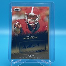 2015 Sage Hit - Autographs Hutson Mason #A19 Black RC