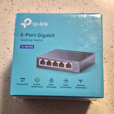 TP-LINK TL-SG705 5-Port Gigabit Ethernet Unmanaged Desktop Switch RJ-45